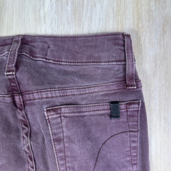 Joe’s Jeans Purple Mauve The Skinny Low Rise Stretch Casual Everyday Jeans 24 - Picture 7 of 16